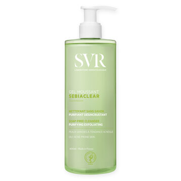 Gel Rửa Mặt SVR Không Chứa Xà Phòng Cho Da Dầu 400ml Sebiaclear Gel Moussant